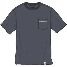 CARHARTT Irvine Kurzarm-t-shirt - Bluestone - XL