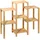 Dobar Blumenregal 7-flächig 97 x 87 x 31 cm Braun