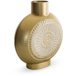 Vase Höhe 46,7 cm Eisen Gold