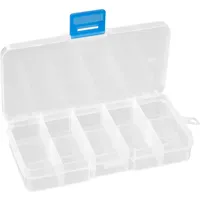 Baytronic Plastikbox mit 10 Fächern 125 x 65 x