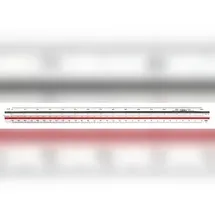 M+R M + R Dreikantmaßstab 30,0 cm, weiß