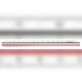 M+R M + R Dreikantmaßstab 30,0 cm, weiß