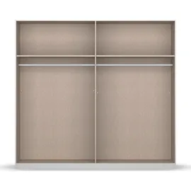 Rauch Drehtürenschrank Miro 226 x 210 x 54 cm Braun/Grau