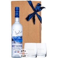 Grey Goose Vodka Geschenkset mit 2 Gläsern