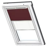 VELUX Verdunkelungsrollo Duo DFD UK10 4559SWL Rehbraun/Weiß, weiß