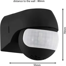 EGLO Detect me 1 Schwarz,