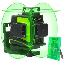 HUEPAR GF360G 3D Selbstnivellierender Kreuzlinienlaser Grün