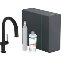 Hansgrohe Aqittura M91 Einhebelmischer Mattschwarz