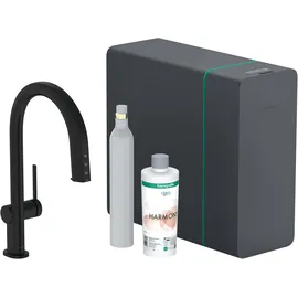Hansgrohe Aqittura M91 Einhebelmischer Mattschwarz