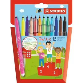 Stabilo Filzstift 12 St. mehrfarbig