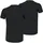 Puma Herren T-Shirt 2er Pack Basic Crew Tee, Rundhals, Kurzarm, uni schwarz XL