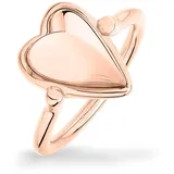 Liebeskind Berlin Fingerring Metal Heart - Gr. 56 - in Gold - wasserfest & hautfreundlich