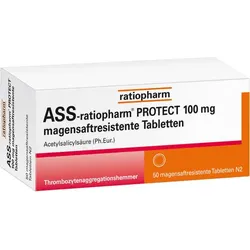 ASS-ratiopharm Protect 100 mg magensaftresistent Tabletten