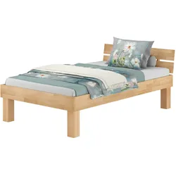 Erst-Holz Hohes Massivholz-Buchebett Echtholz wählbare Größe V-60.80-H