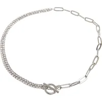 URBAN CLASSICS Venus Various Flashy Chain Necklace Silber