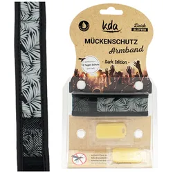 Mückenschutz Armband Blätter Grau