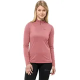 Jack Wolfskin Damen Sky Thermal Hz Wander-Shirt, Mineral Red, M EU