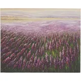 MCW Wandbild Blumenfeld, 100% handgemaltes ÖlgemäldeGemälde XL, 100x80cm