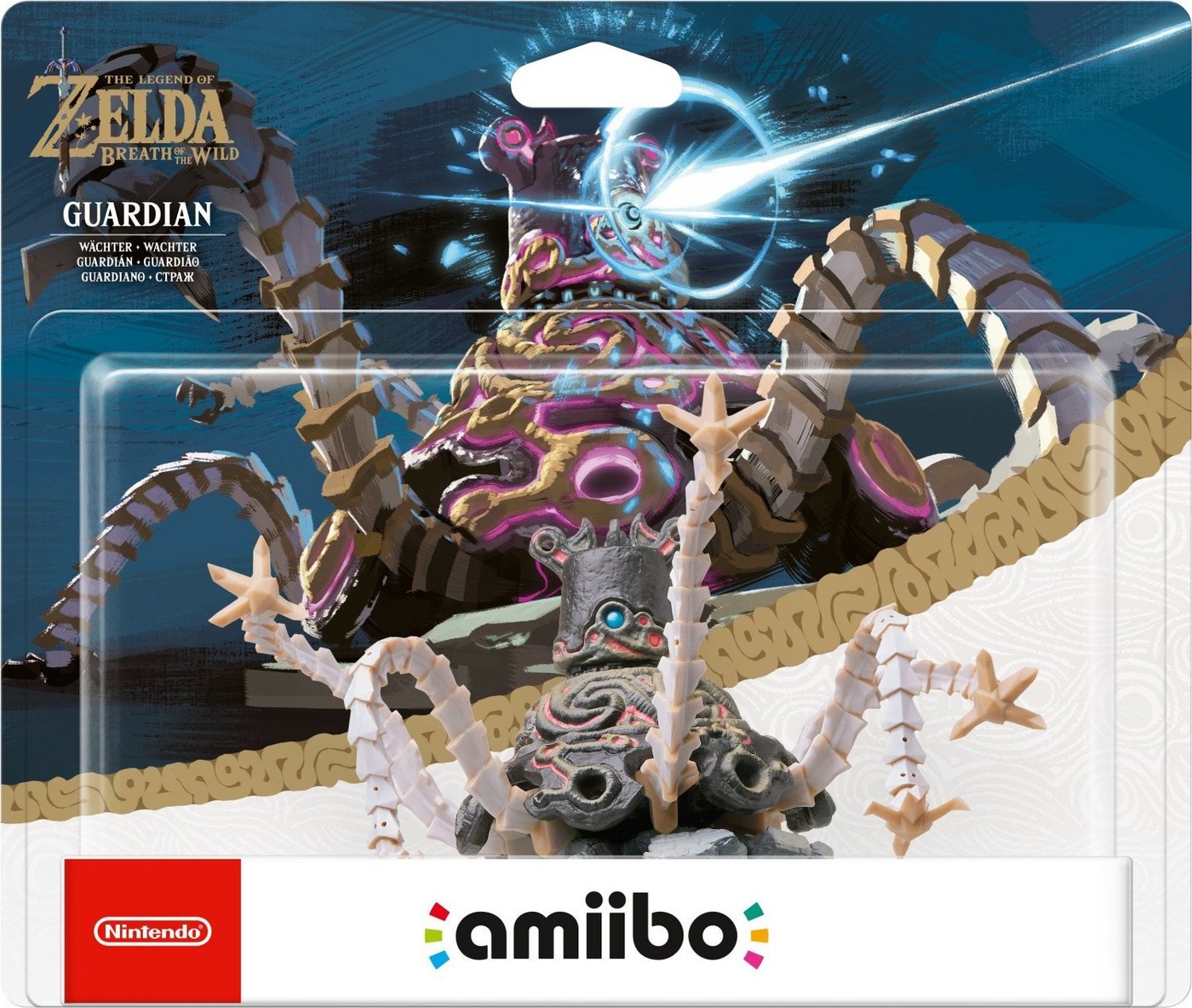 Nintendo amiibo Wächter Legend of Zelda Breath of the Wild Guardian Wii U Switch-Controller braun