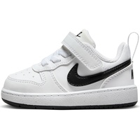 Nike Court Borough Low RECRAFT (TD) Sneaker, White/Black, 21
