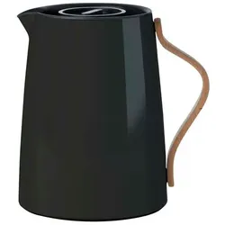 Stelton Isolierkanne Emma 1000 ml Edelstahl Schwarz 1 l