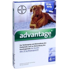 BAYER Advantage 400 für Hunde 4 x 4 ml