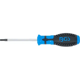 BGS Schraubendreher 7849-T20, T-Profil (für Torx) mit Bohrung T20 Klingenlänge 80 mm
