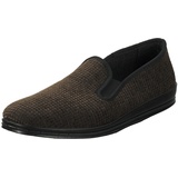 Rohde Herren, Männer, Pantoffeln, Hausschuhe,House-Slipper,schlapfen,drinnen,Indoor,daheim,zuhause,Textil-Pantoffeln,Slides,Mocca,43 EU / 9 UK - 43 EU Weit