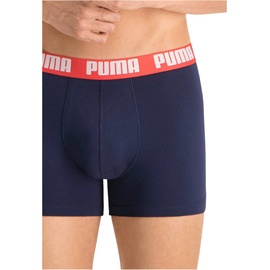 Puma Basic Boxershorts blue/grey melange L 2er Pack