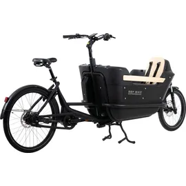 BBF BIke BBF eCargorider 2.2 Royal E Bike Lastenrad 26/20 Zoll Elektro Lastenfahrrad Cargo Bike Damen Herren Cargo Cycle bis 155 kg Zuladung - Schwarz