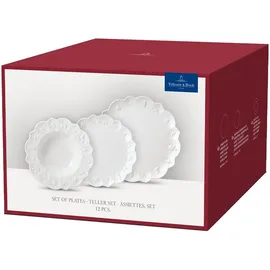 Villeroy & Boch Toy's Delight Royal Classic Teller-Set 12 teilig Weiß