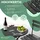 Kesser KESSER® Bistroset 3-teilig Bistrotisch mit 2 klappbaren Stühle Set Balkonset Balkonmöbel Klapp-Möbel Gartenset Sitzgarnitur Gartengarnitur Gartenmöbel Sitzgruppe Metall Bistro Gartentisch inkl. Abdeckung