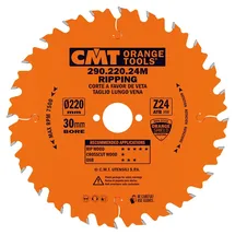 CMT 290.220.24M Handkreissägeblatt 220x2,8x30 Z=24
