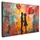 onlywow Leinwand Bilder Silhouette Liebe | Gr.: 150 x 100 cm