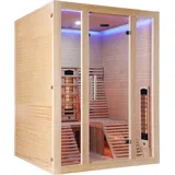 Sano Infrarotsauna OSLO Infrarotkabine 2 Person 10 Strahler 2660 W Sauna