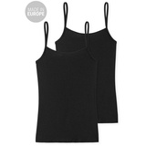 SCHIESSER Damen Spaghettitop Modal Essentials in Schwarz | Gr.: 38