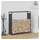 vidaXL Brennholzregal Kaltgewalzter Stahl 90 x 28 x 90 cm Anthrazit