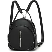 Miss Lulu Mini Rucksack Schwarz
