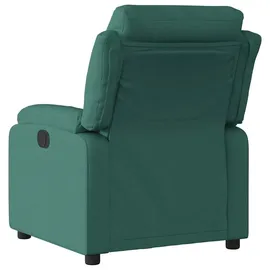 vidaXL Relaxsessel Dunkelgrün Polyester 92,5 x 100 x 0 cm Grün mit Liegeposition