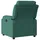 vidaXL Relaxsessel Dunkelgrün Polyester 92,5 x 100 x 0 cm Grün mit Liegeposition