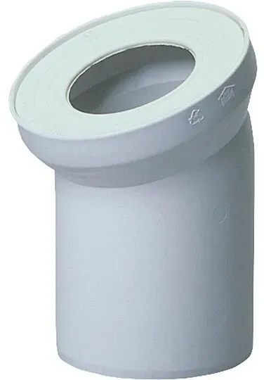 WC-Anschlussstück DN 100 - 22° - Weiß