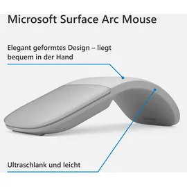 Microsoft Surface Arc Mouse hellgrau CZV-00002