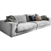 Home Affaire Big-Sofa Enisa, bequeme, legere Polsterung B/T/H: 290/127/85 cm, Mega Sofa, Zeitloses und stylisches Loungemöbel, in Fein- und Breitcord grau