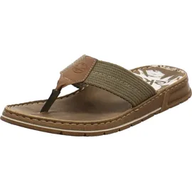 Rieker Zehentrenner Olive/Mandel/Moor 44
