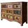 MASSIVMOEBEL24.DE Kommode 130 x 85 x 40 cm Mehrfarbig