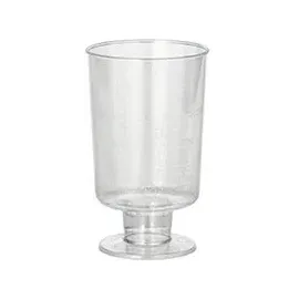 Papstar Sektgläser 20 St. 0,1 l Ø 5 cm glasklar
