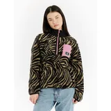 Protest Prtdenica Jr 1/4 zip active, BambooBeige, 164