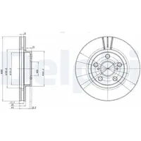 Delphi Bremsscheibe BG3347