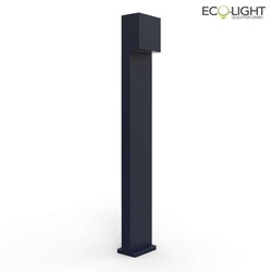 Lutec LED Wegeleuchte GEMINI XF, Downlight Effekt, 7,5W, 800lm, 4000K, IP54, anthrazit ECO-7104001118