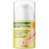 Exodermin Premium | Fußcreme zur täglichen Nagel-, Fuß- und Hautpflege | im praktischen Pumpspender | Creme mit 50 ml Inhalt (1x)